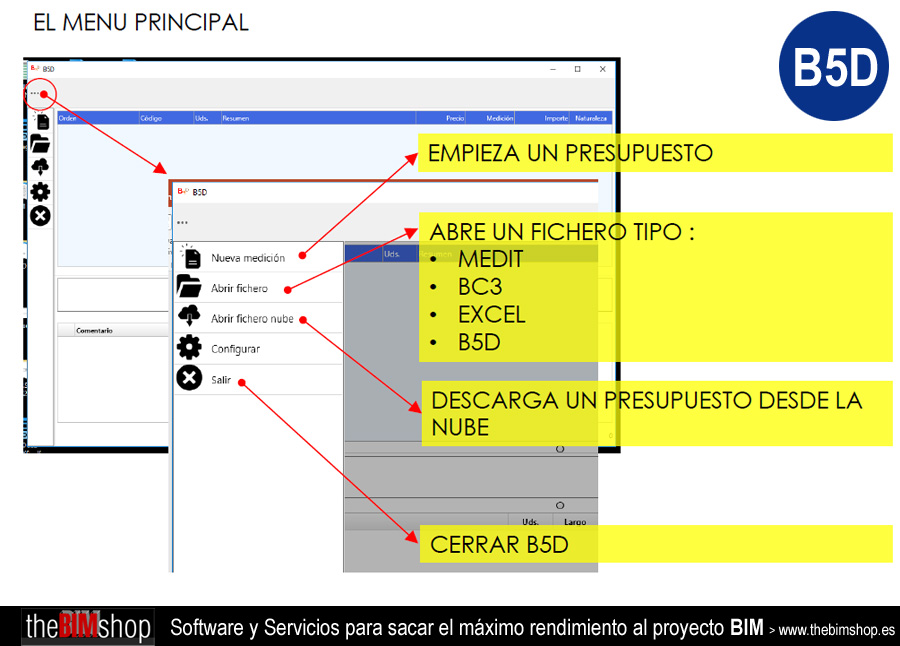 B5D Presupuestos en BIM ©REVIT