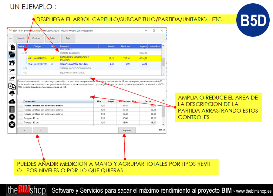 B5D Presupuestos en BIM ©REVIT